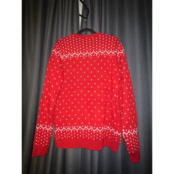 Ugly Christmas Sweater Xmas Size Large Elf - Picture 3 of 3